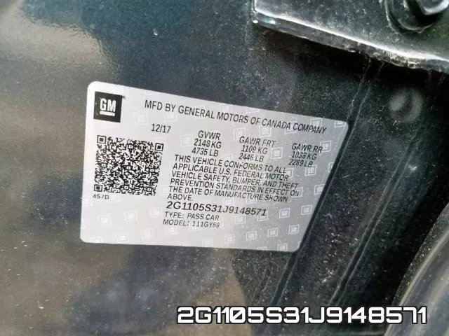 2G1105S31J9148571 фото 2