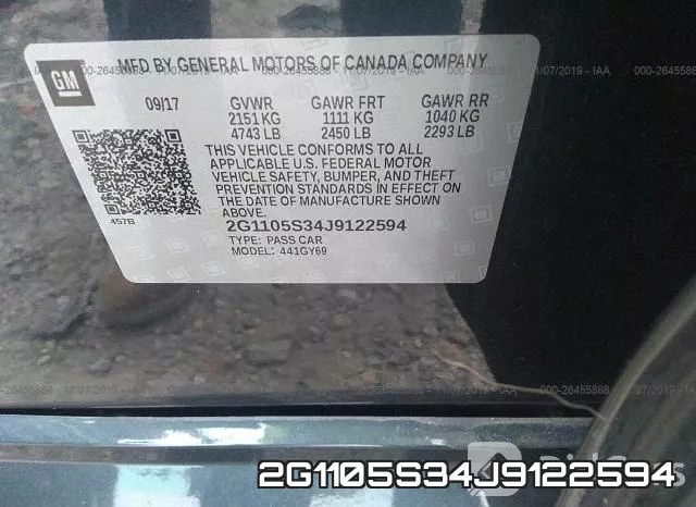 2G1105S34J9122594 фото 10