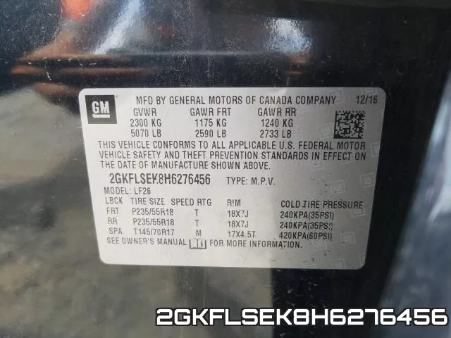 2GKFLSEK8H6276456 фото 2
