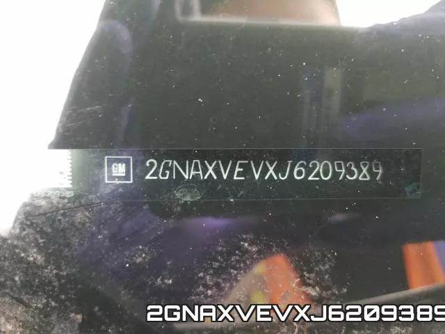 2GNAXVEVXJ6209389 фото 2