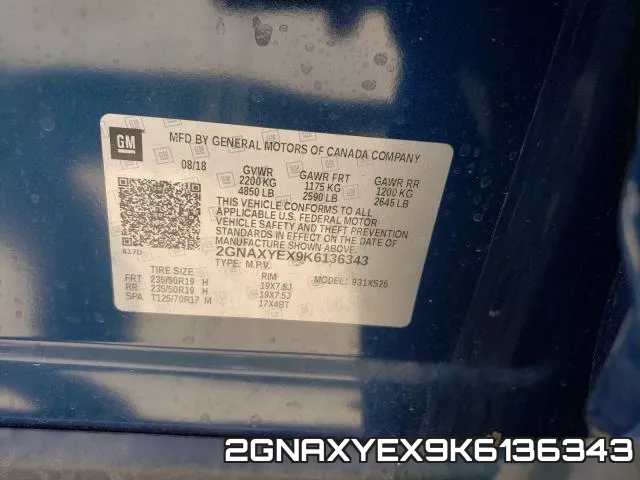 2GNAXYEX9K6136343 фото 2