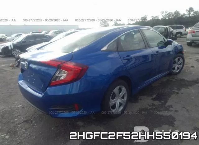 2HGFC2F52HH550194 фото 5