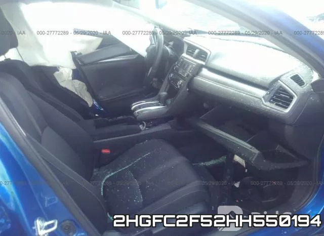 2HGFC2F52HH550194 фото 6