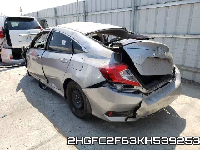 2HGFC2F63KH539253 фото 4