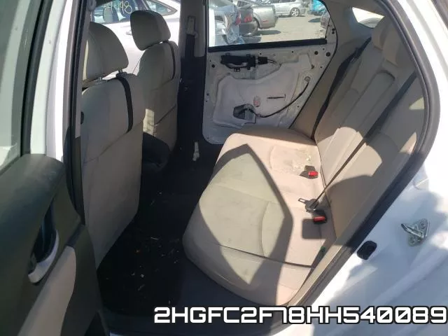 2HGFC2F78HH540089 фото 7