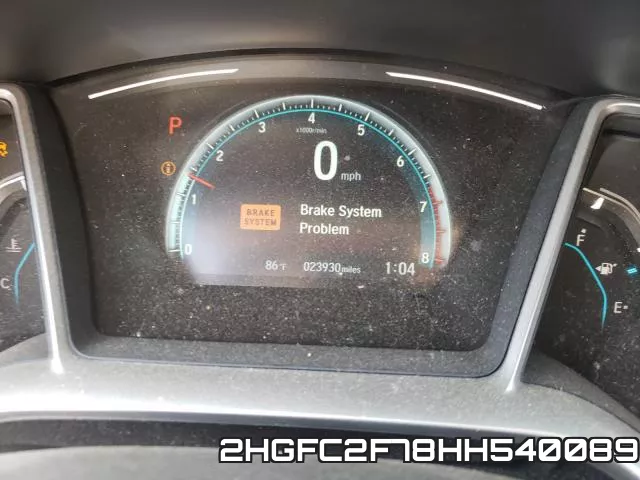 2HGFC2F78HH540089 фото 9