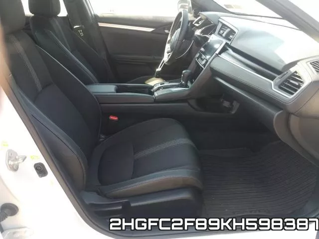 2HGFC2F89KH598387 фото 6
