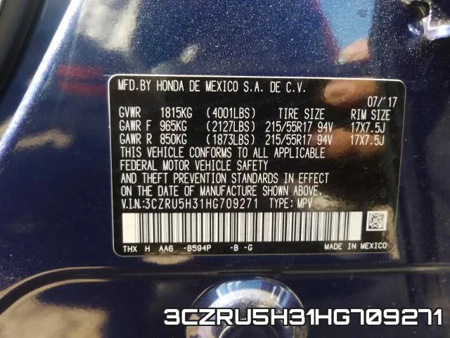 3CZRU5H31HG709271 фото 2