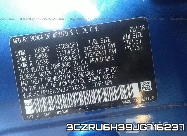 3CZRU6H39JG716237 фото 10