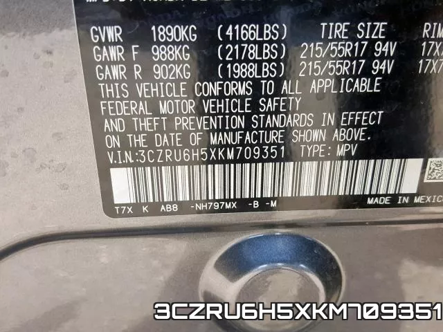 3CZRU6H5XKM709351 фото 2