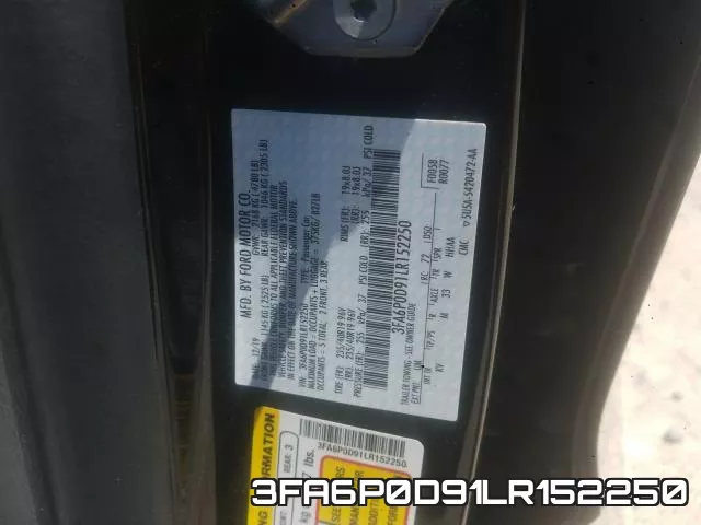 3FA6P0D91LR152250 фото 2