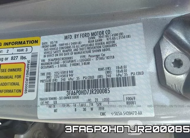 3FA6P0HD7JR200085 фото 10