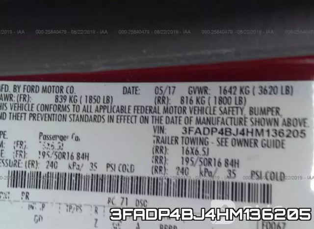 3FADP4BJ4HM136205 фото 10