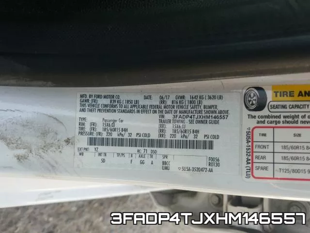3FADP4TJXHM146557 фото 2