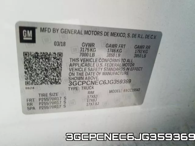 3GCPCNEC6JG359369 фото 2