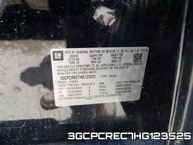 3GCPCREC7HG123525 фото 2