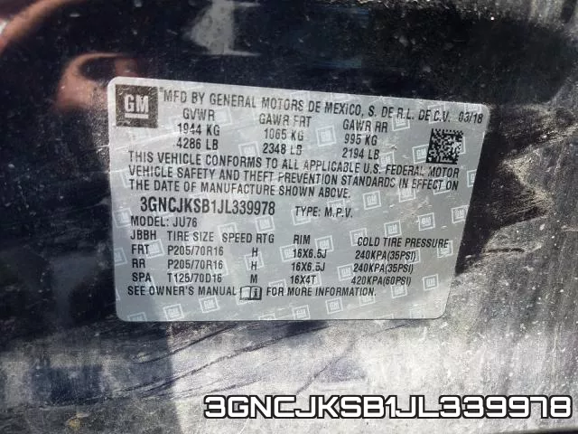 3GNCJKSB1JL339978 фото 2