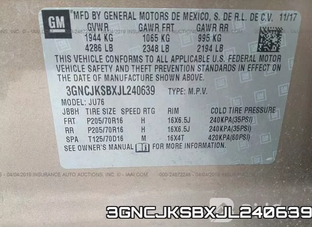 3GNCJKSBXJL240639 фото 10