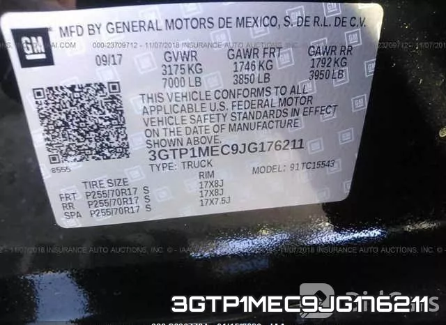 3GTP1MEC9JG176211 фото 10