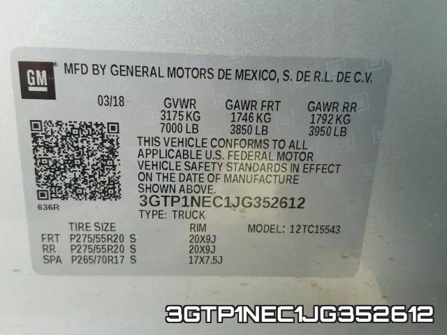 3GTP1NEC1JG352612 фото 2
