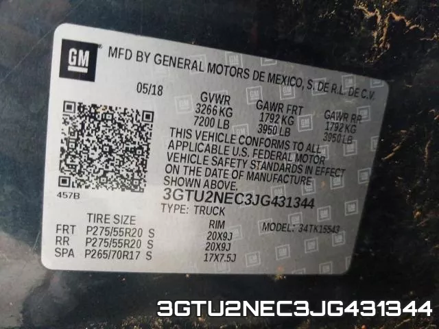 3GTU2NEC3JG431344 фото 2