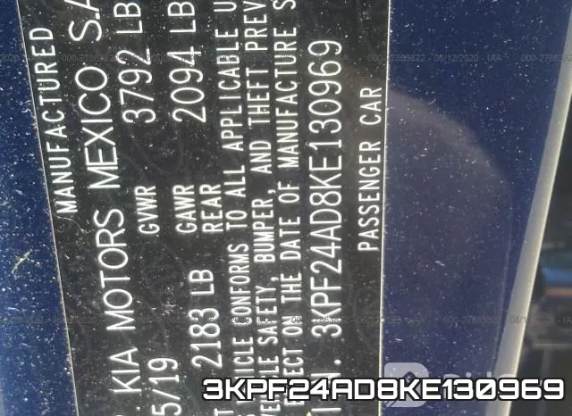 3KPF24AD8KE130969 фото 10