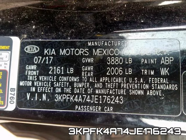 3KPFK4A74JE176243 фото 2
