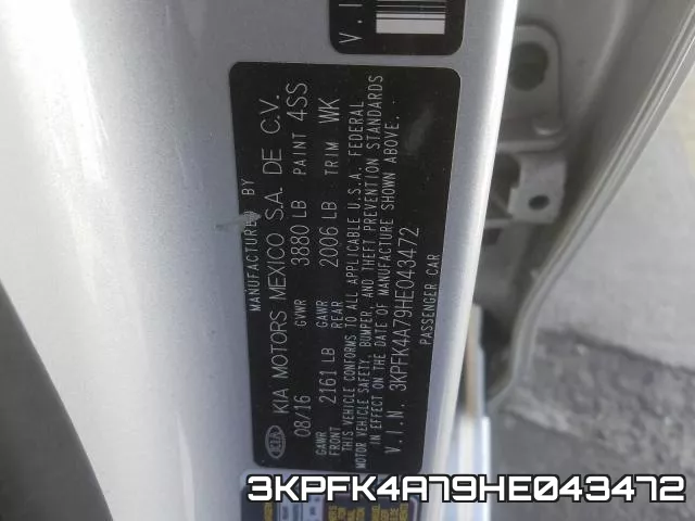 3KPFK4A79HE043472 фото 2