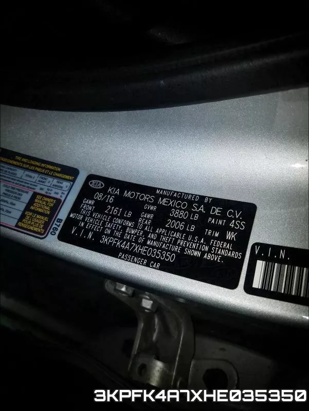 3KPFK4A7XHE035350 фото 2