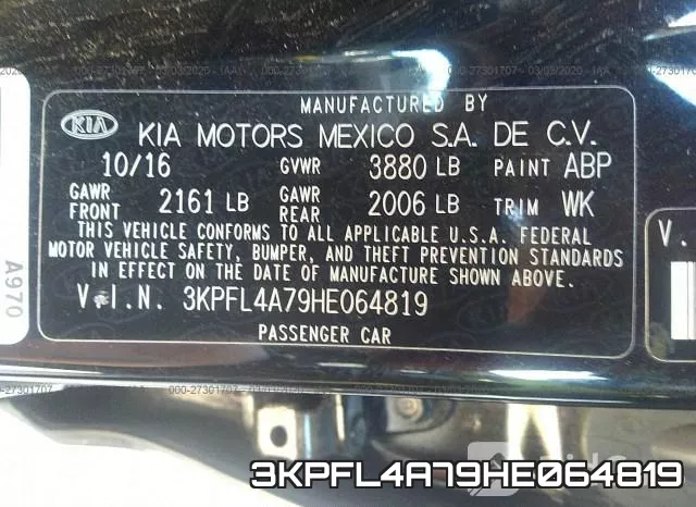 3KPFL4A79HE064819 фото 10