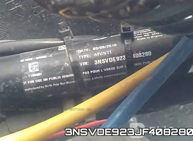 3NSVDE923JF408280 фото 2
