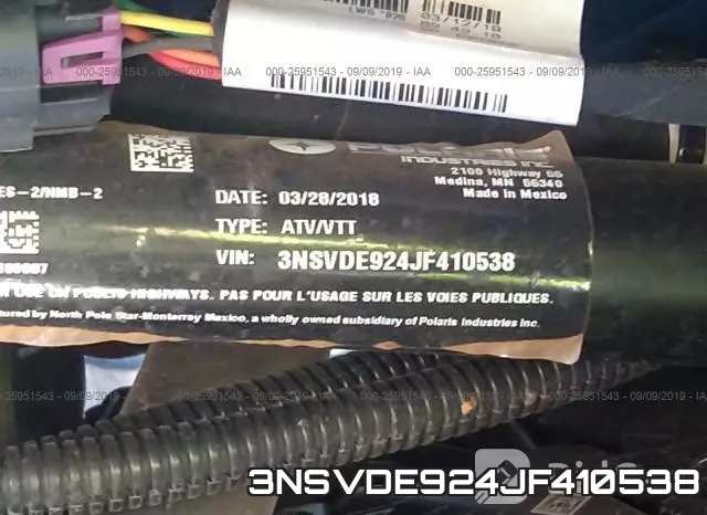 3NSVDE924JF410538 фото 2