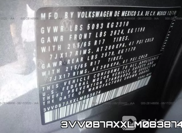 3VV0B7AXXLM083874 фото 10