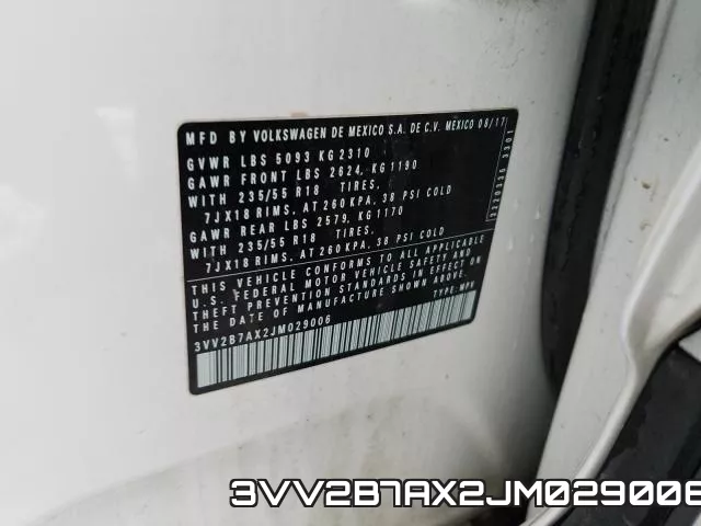 3VV2B7AX2JM029006 фото 2