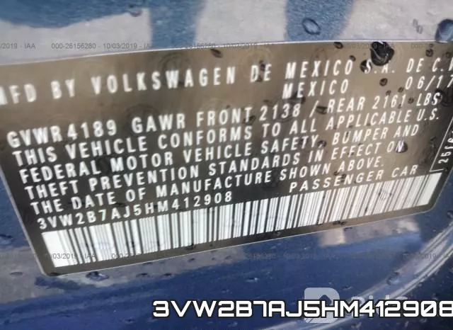3VW2B7AJ5HM412908 фото 10