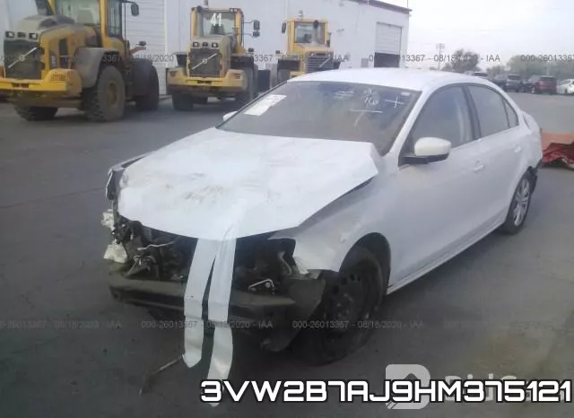 3VW2B7AJ9HM375121 фото 3