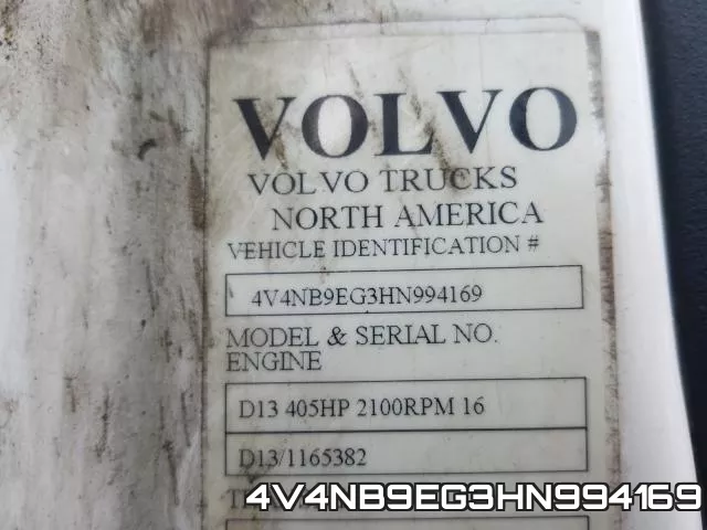 4V4NB9EG3HN994169 фото 2