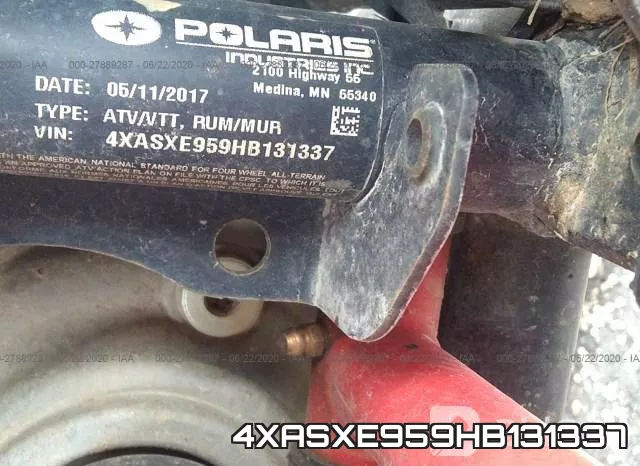 4XASXE959HB131337 фото 2