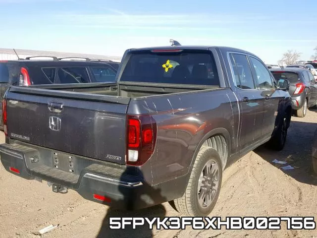 5FPYK3F6XHB002756 фото 5