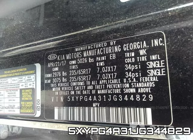 5XYPG4A31JG344829 фото 9