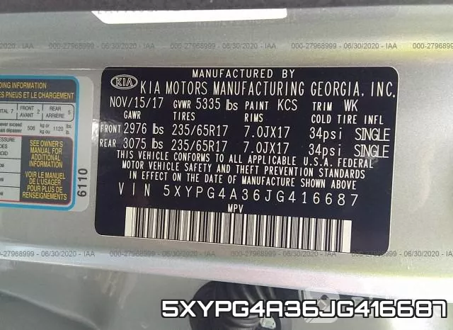 5XYPG4A36JG416687 фото 10