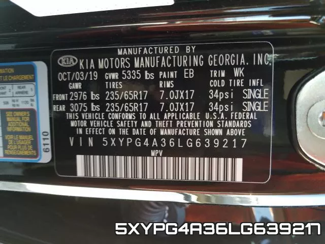 5XYPG4A36LG639217 фото 2