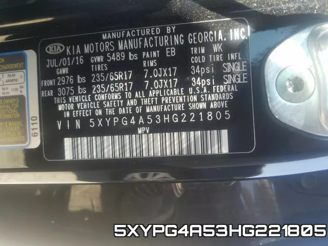5XYPG4A53HG221805 фото 2