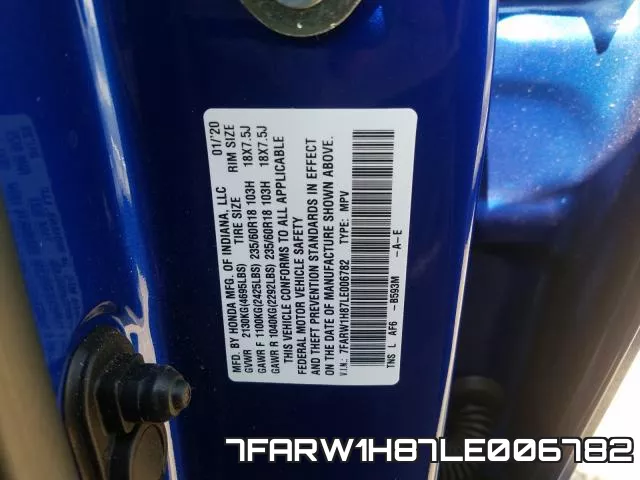 7FARW1H87LE006782 фото 2