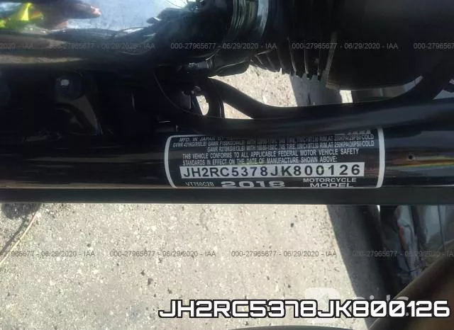 JH2RC5378JK800126 фото 2