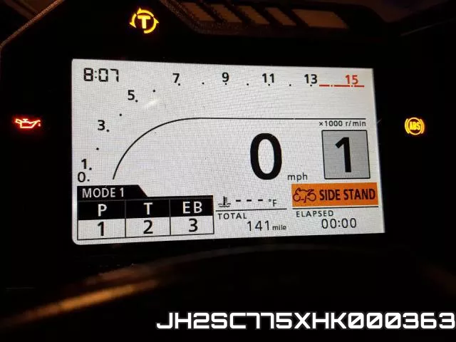 JH2SC775XHK000363 фото 9