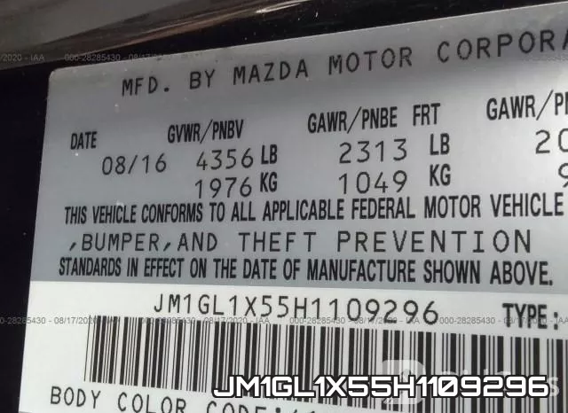 JM1GL1X55H1109296 фото 10