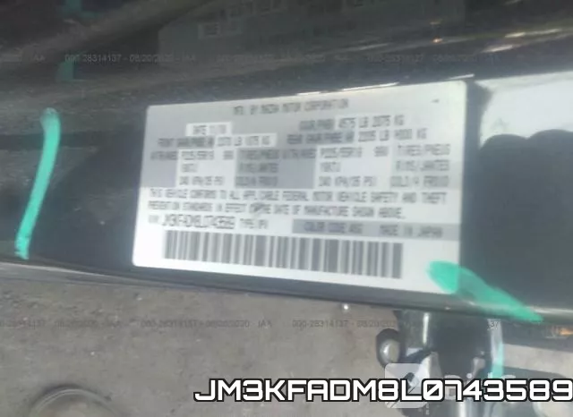 JM3KFADM8L0743589 фото 10