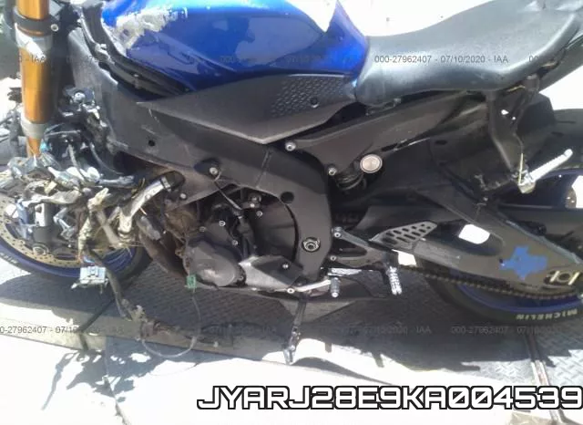 JYARJ28E9KA004539 фото 10