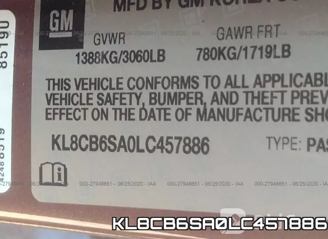 KL8CB6SA0LC457886 фото 10
